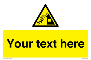 Custom warning roof avalanche